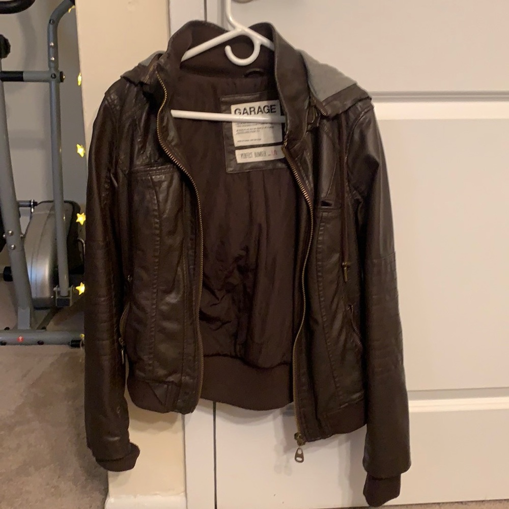 Faux Leather Jacket